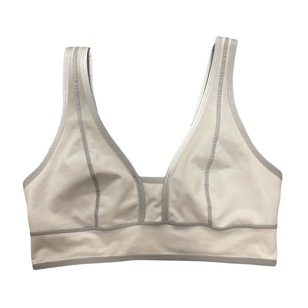 Free People Movement white grey reflective sports bra women’s size large